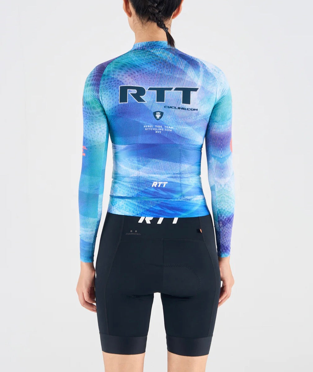 Women's Long Sleeves Jersey LS09 Blue