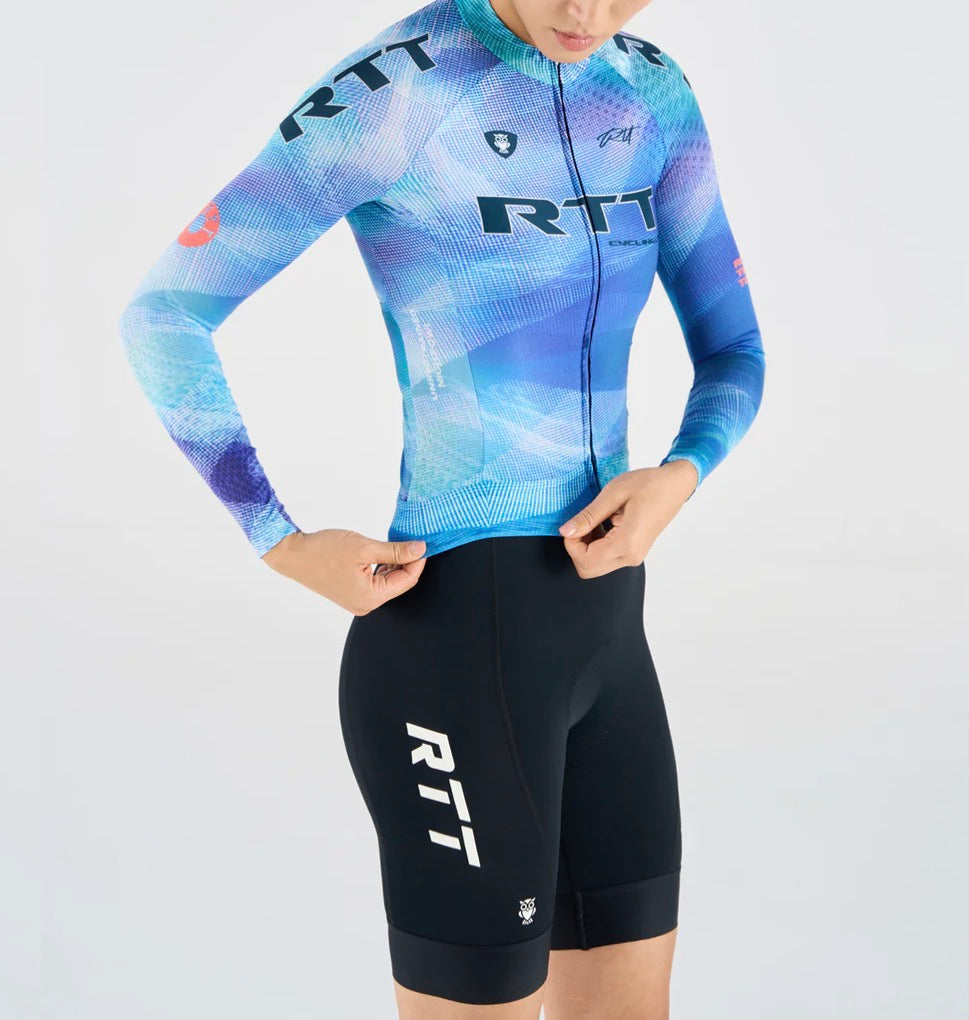 Women's Long Sleeves Jersey LS09 Blue