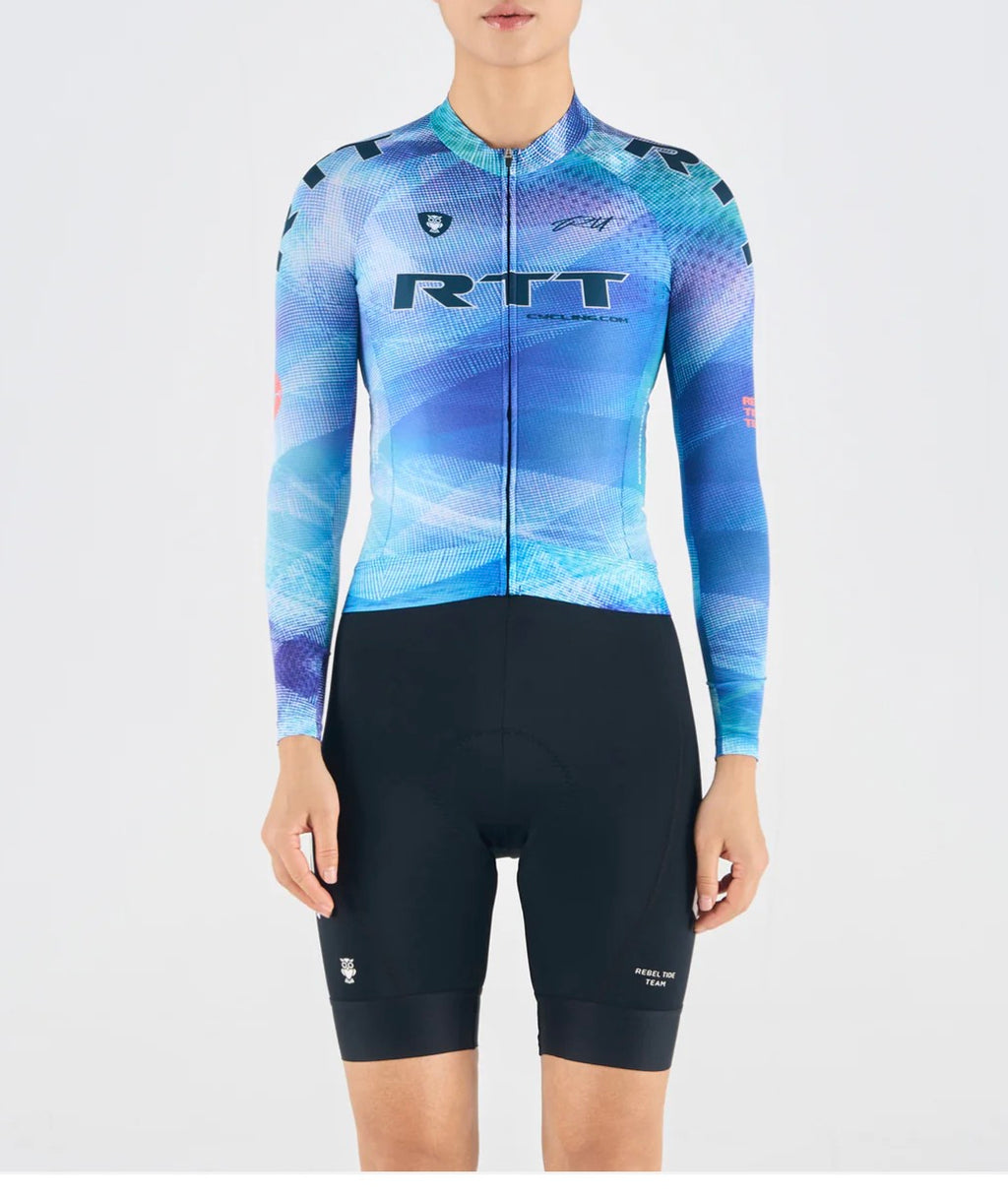 Women's Long Sleeves Jersey LS09 Blue